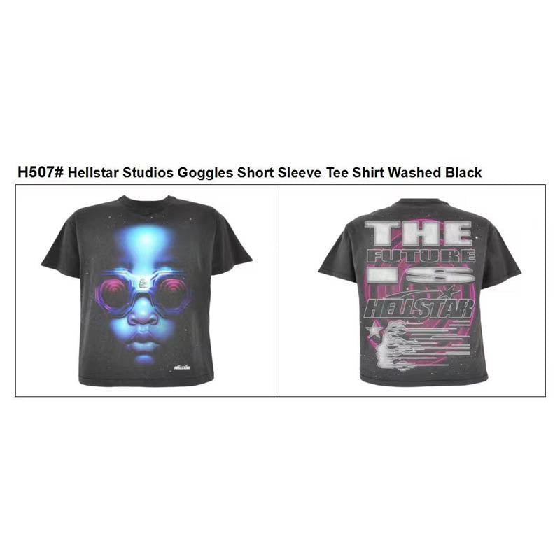 Hellstar T-shirt Print Loose