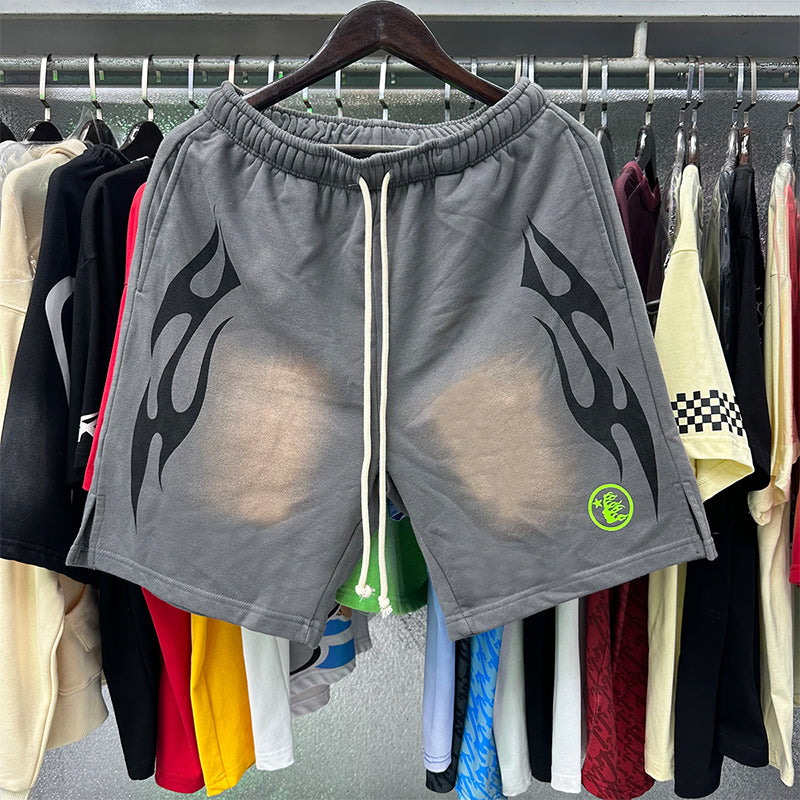 Hellstar Shorts Retro abstract print