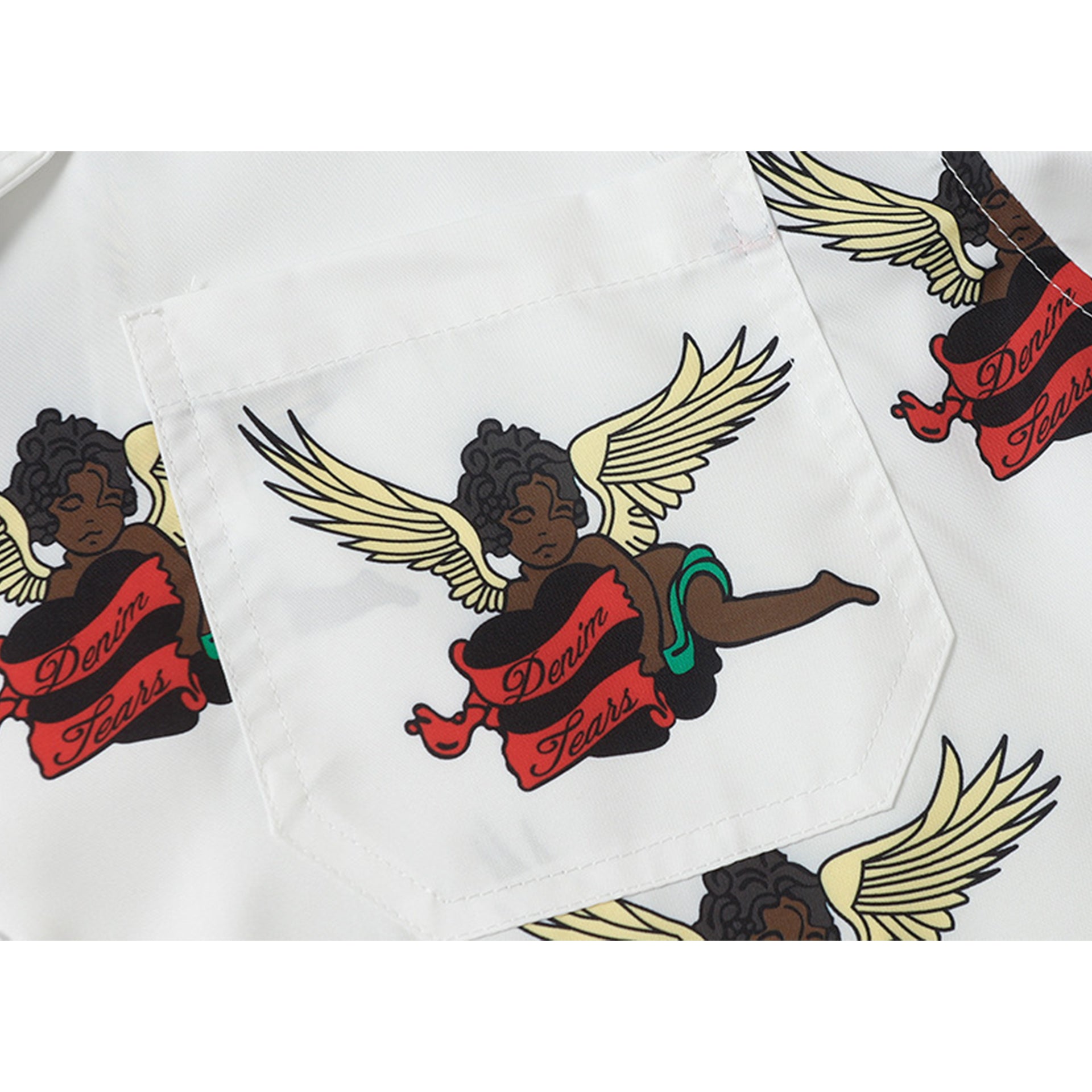 Denim Tears Shirt Short Sleeve Top, Long Sleeve Top, and Shorts (Sold Separately)