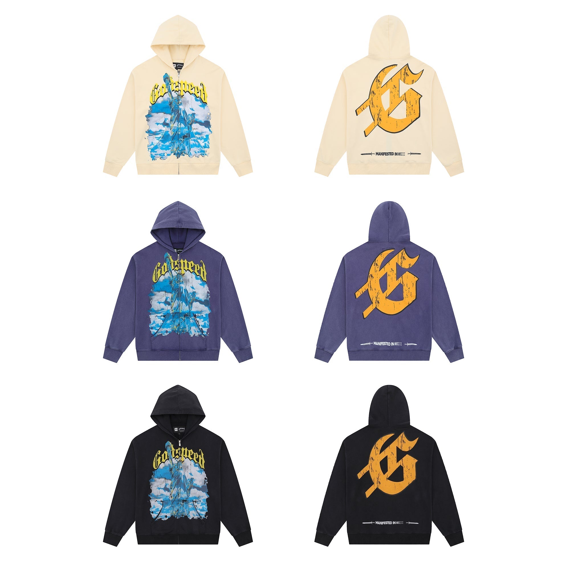 Godspeed Hoodie Cotton Wash