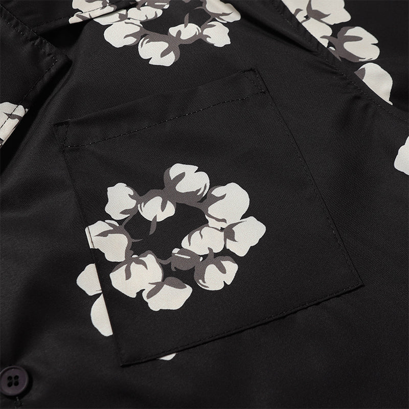 Denim Tears T-shirt & Shorts 2 Piece Set Button cardigan woven