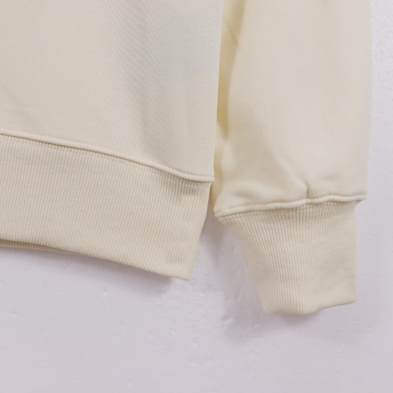 Palm Angels Sweatshirts Painted Mouth Logo Print Long Sleeve Crew Neck Sweater