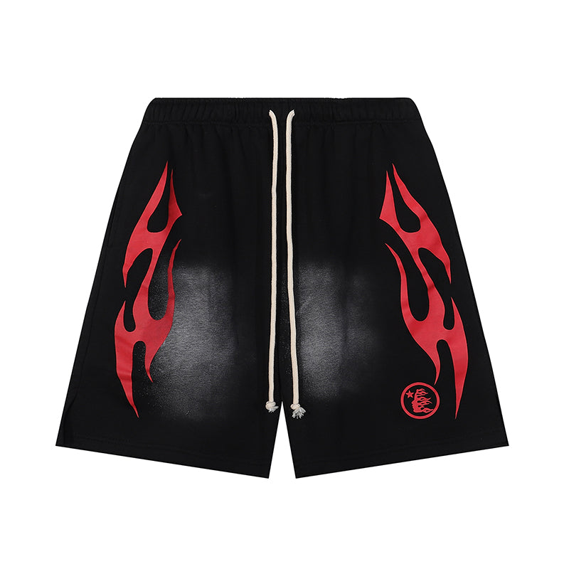 Hellstar Shorts Retro abstract print