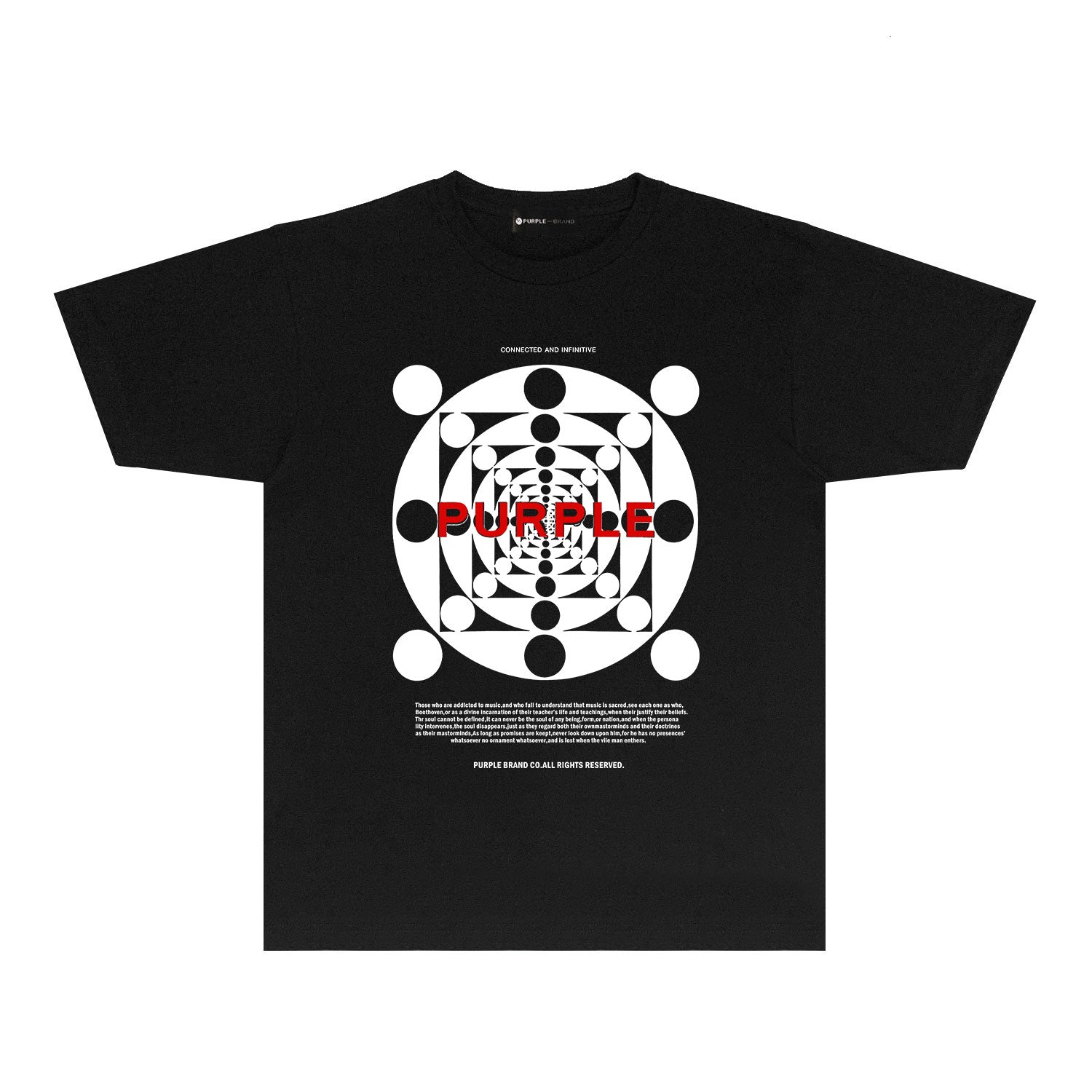 PURPLE  fashion T-shirt