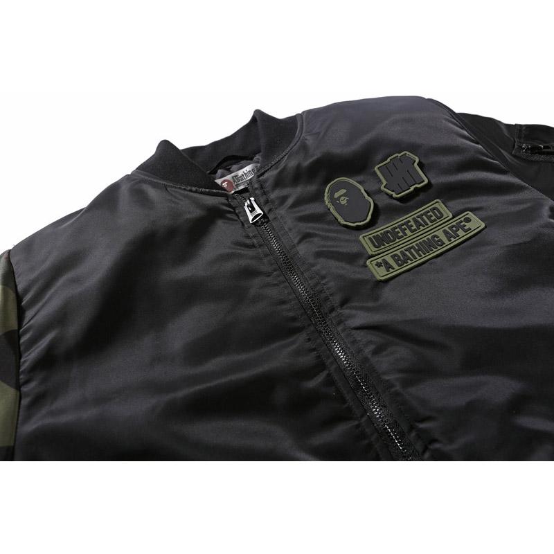 Bathing Ape Coat Autumn and Winter Fashion Brand Camouflage Sleeve Thickened Men's Casual Cotton-Padded Clothes Coat