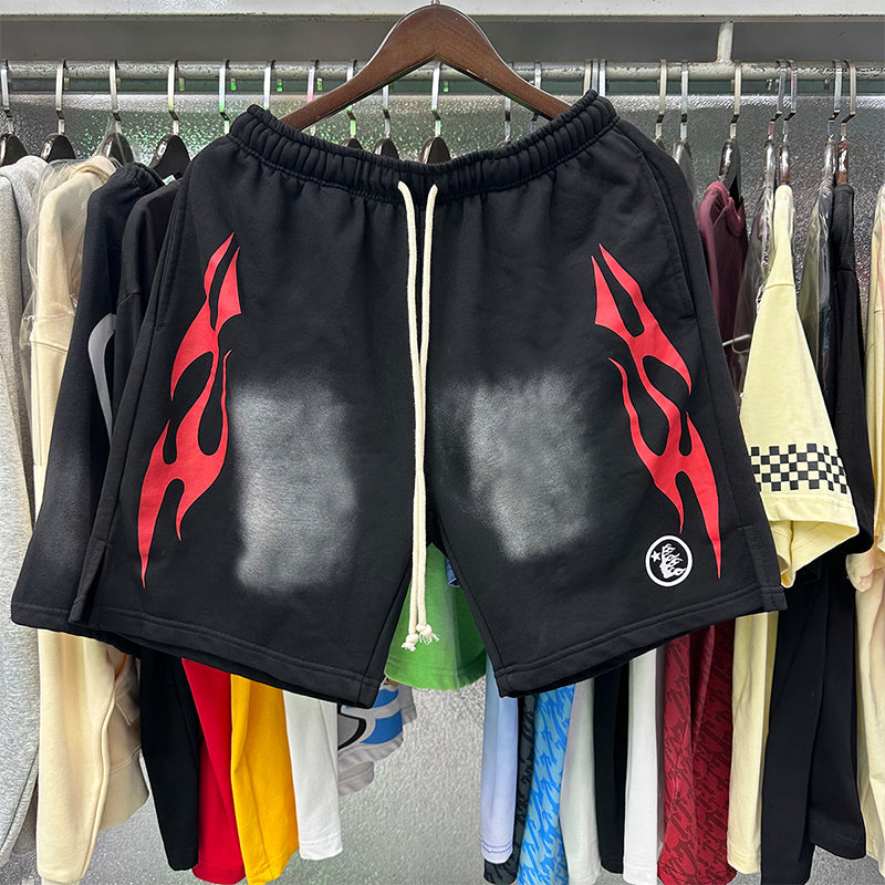 Hellstar Shorts Retro abstract print