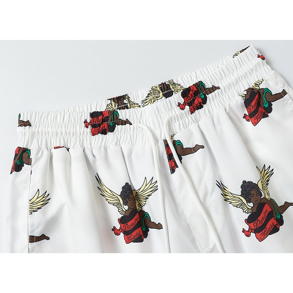 Denim Tears Shirt Short Sleeve Top, Long Sleeve Top, and Shorts (Sold Separately)