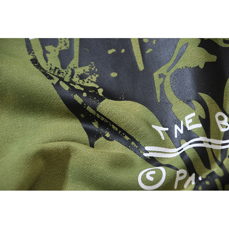 RRR123 Sweatshirt Bat Print Crew Neck Sweater