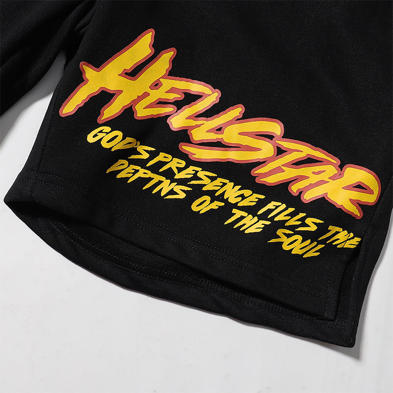 Hellstar Shorts Retro abstract print