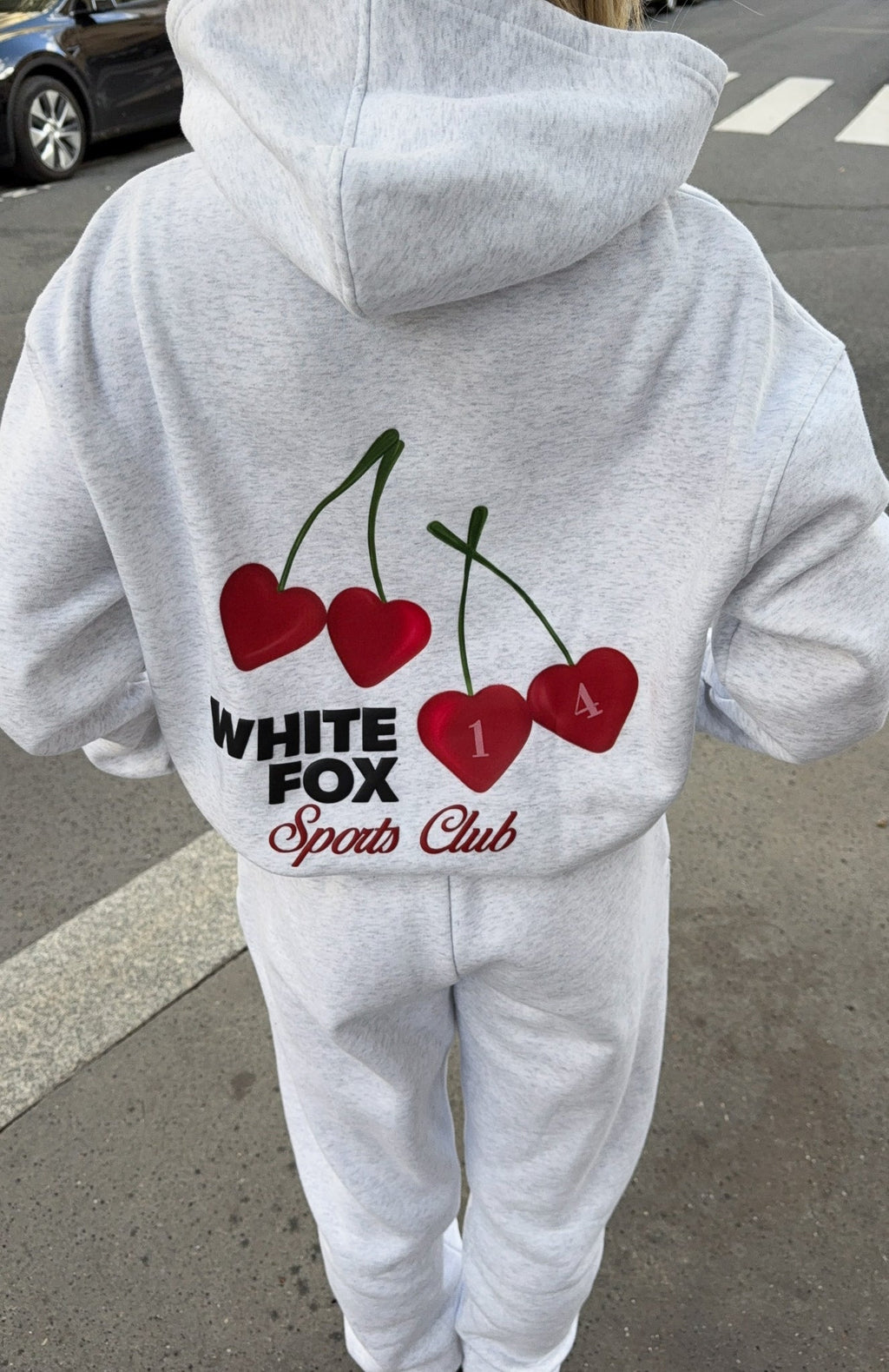 Club 14 Izzy Oversized Hoodie Grey Marle